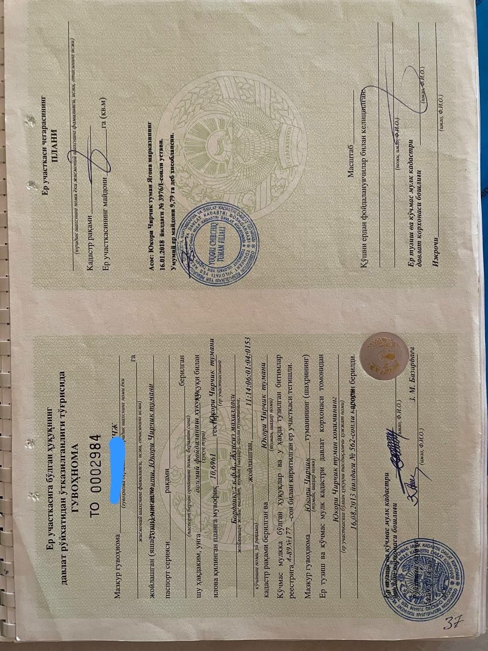 Земля рядом Янги Узбекистана