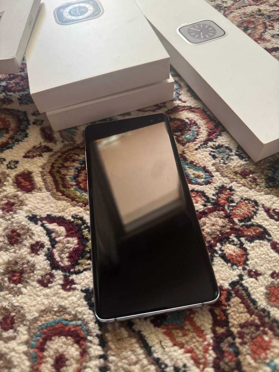 Новый Емкость 100% Samsung Galaxy s10 Plus + 128GB | 8GB Blue