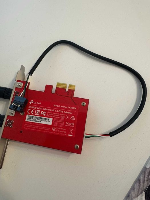 Placa de retea wireless TP-Link Archer TX3000E WiFi 6 Bluetooth