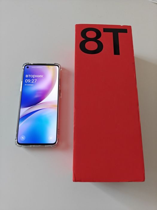 OnePlus 8T (8/128GB) – КАТО НОВ, без нито една драскотина! Пълен компл
