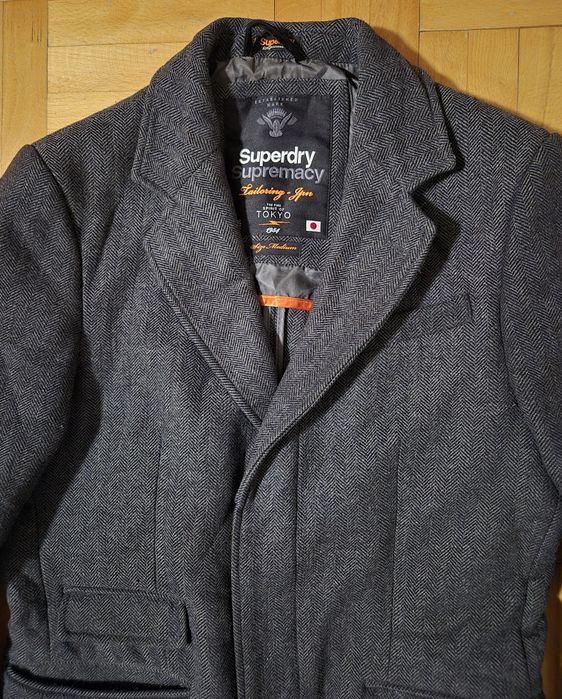 Palton Premium Superdry Supremacy, Lână, Bărbați - M