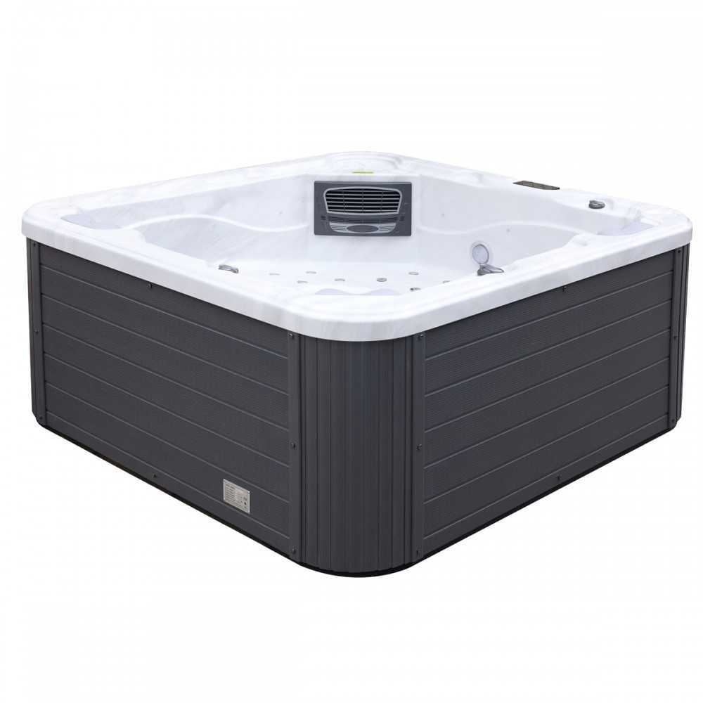 Jacuzzi de exterior SPA Visoli® 5A21, Fatada PVC Gri - 5 Persoane