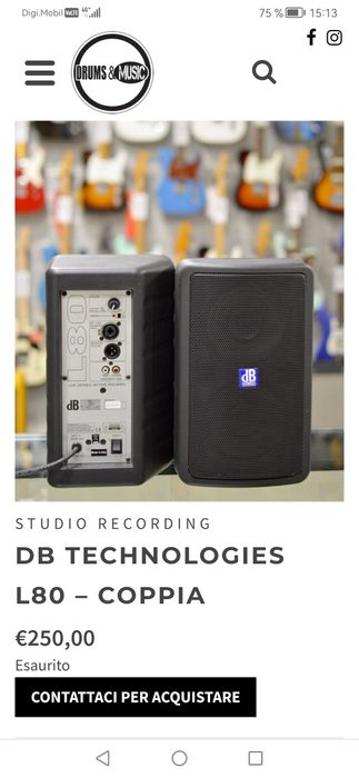 dB technologies L80 boxa activa cu bluetooth