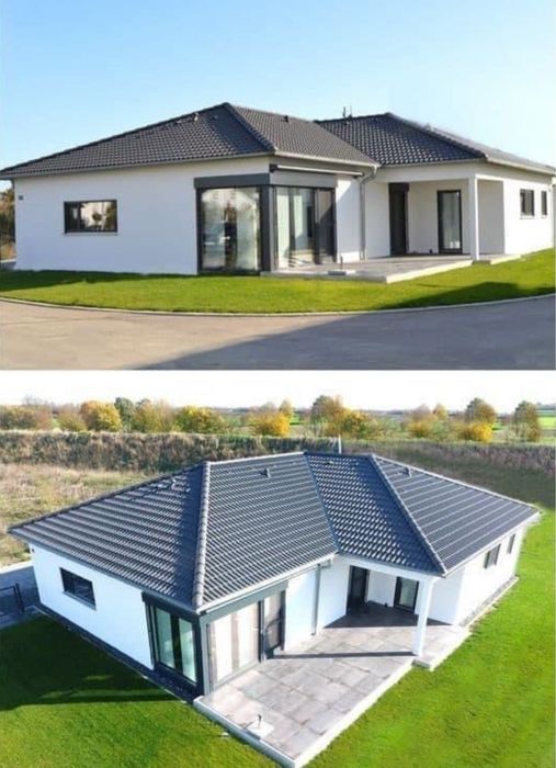 Case modulare pe structură metalică