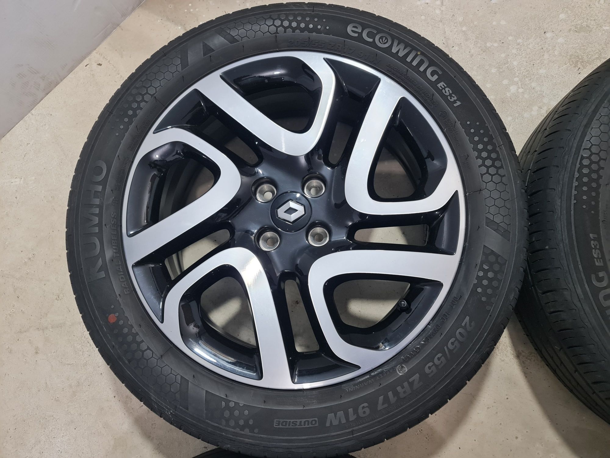 Jante 17 Renault Captur, 205 55 R17 Kumho 5119