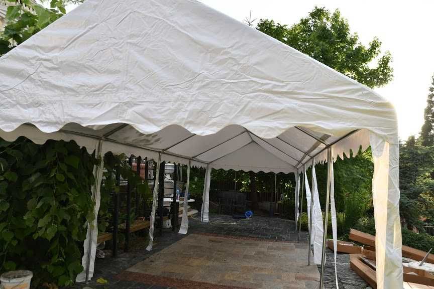 Професионална шатра 3х10м, 100% водоустойчив PVC