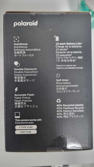 Camera foto Instant Polaroid Now generation 2, Negru&Alb, SIGILATA