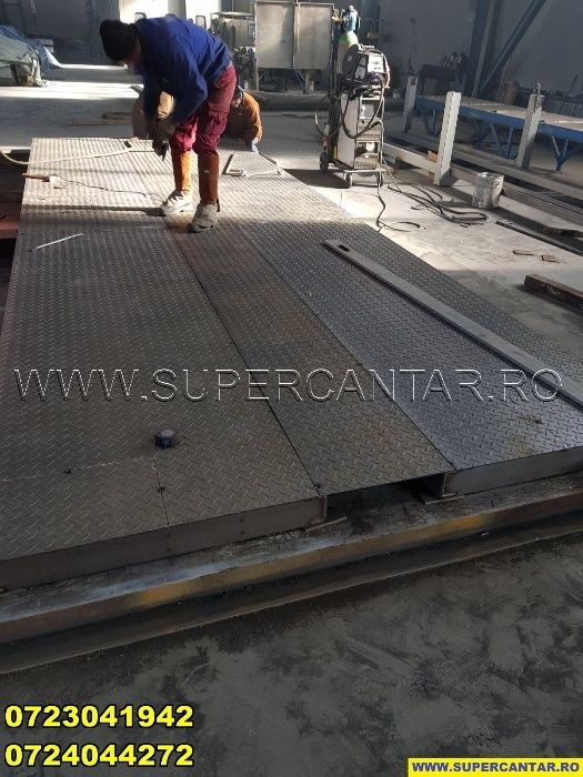 Cantar auto dube 10t 5mx2,5m Omologat lemne carbune fier vechi deseuri