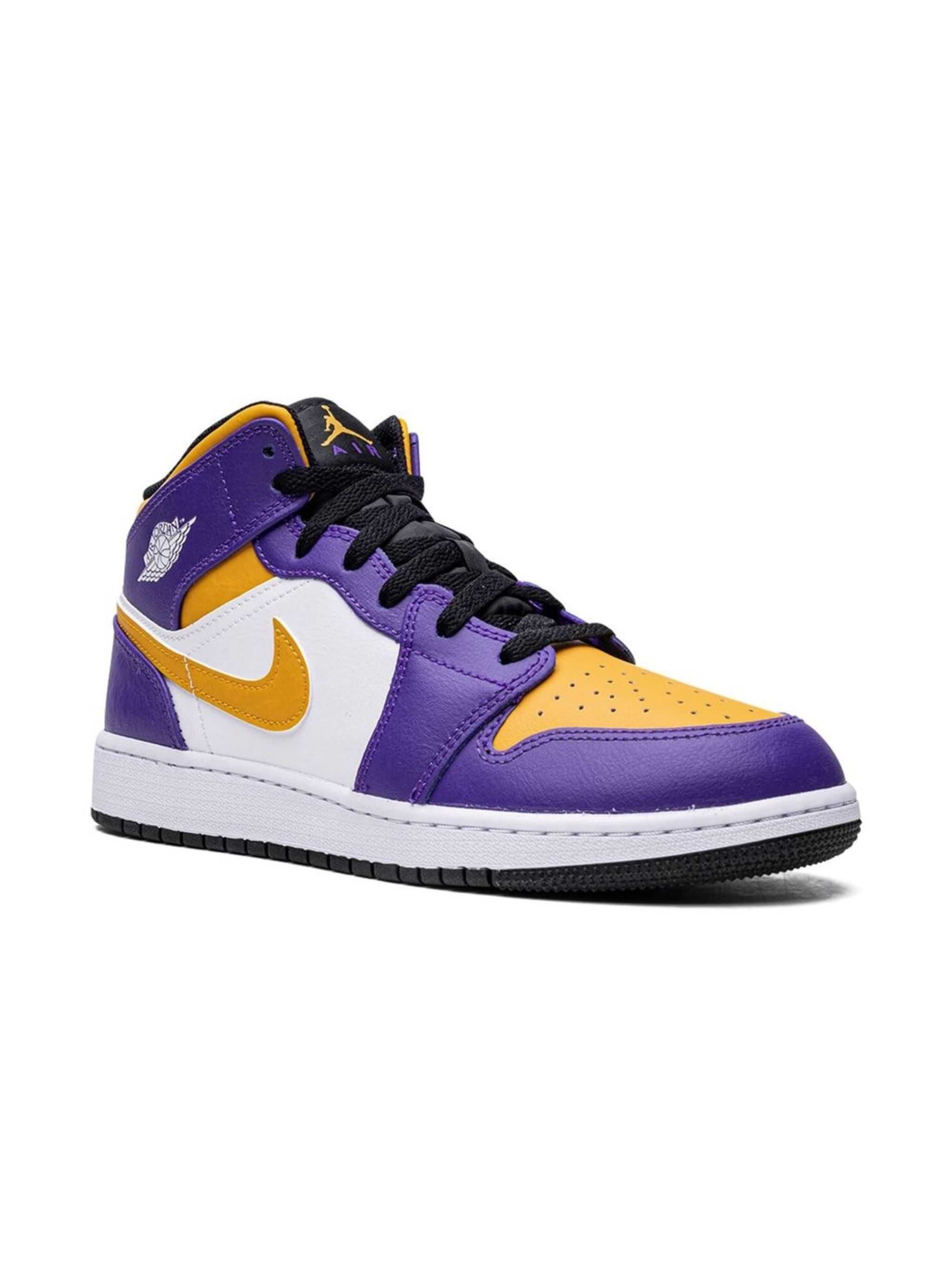 Nike Air Jordan 1 Mid PS Lakers sneakers, 36 номер, Найк оригинални