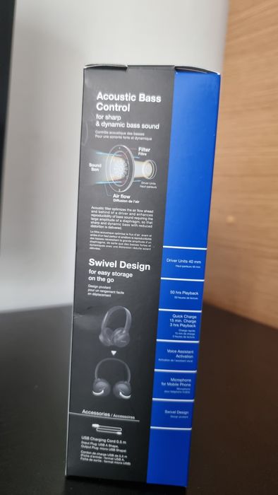 Boxă wireless nouă, sigilată + Căști Panasonic noi, sigilate. 300 lei