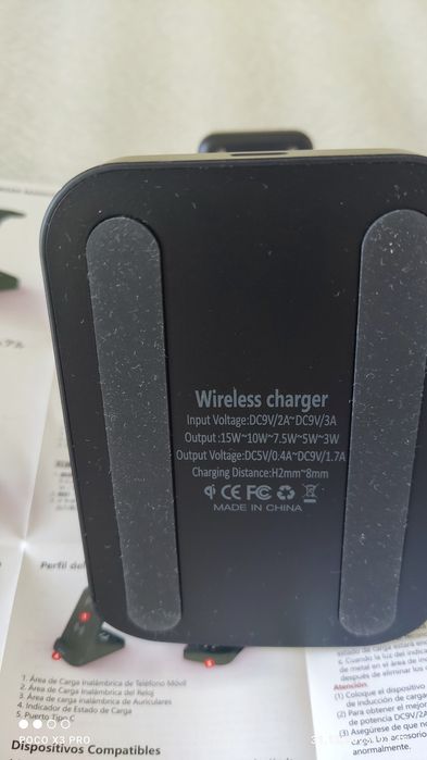 Ново безжично смарт зарядно устройство поставка стойка usb type c qi