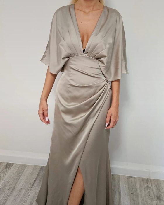 Rochie Eleganta Asos, S, gri, argintiu. Noua