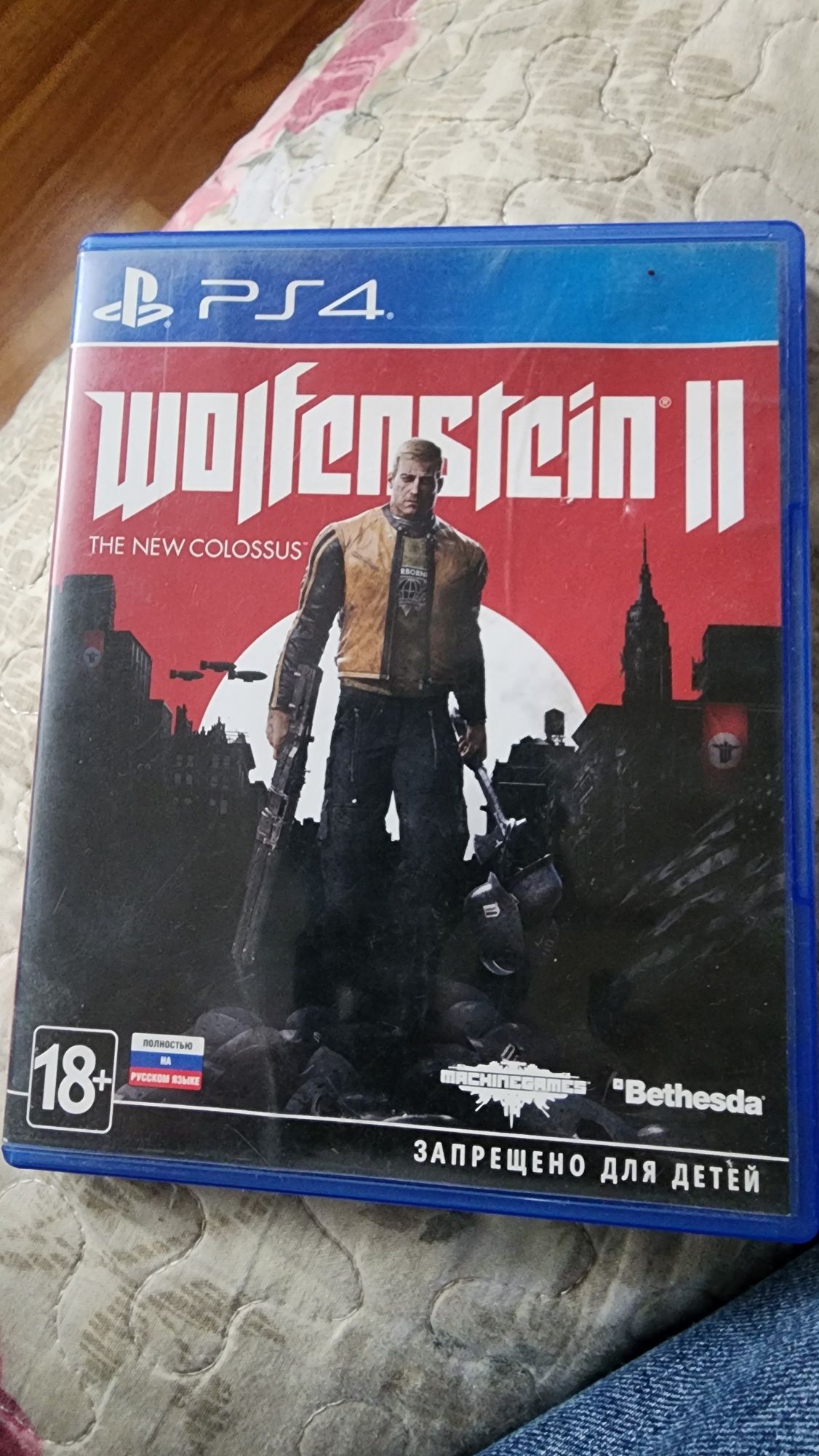 Продаю диск для ps4.  Wolfenstein 2