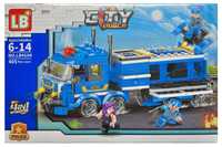 Set de constructie City Police 4 in 1 Camion de interventie, 405 piese