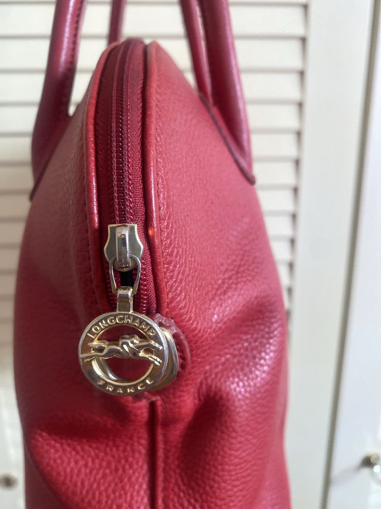 Longchamp оригинална чанта естествена кожа