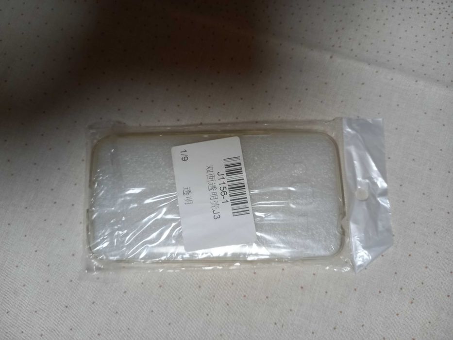 Husă telefon transparentă pentru Samsung j3