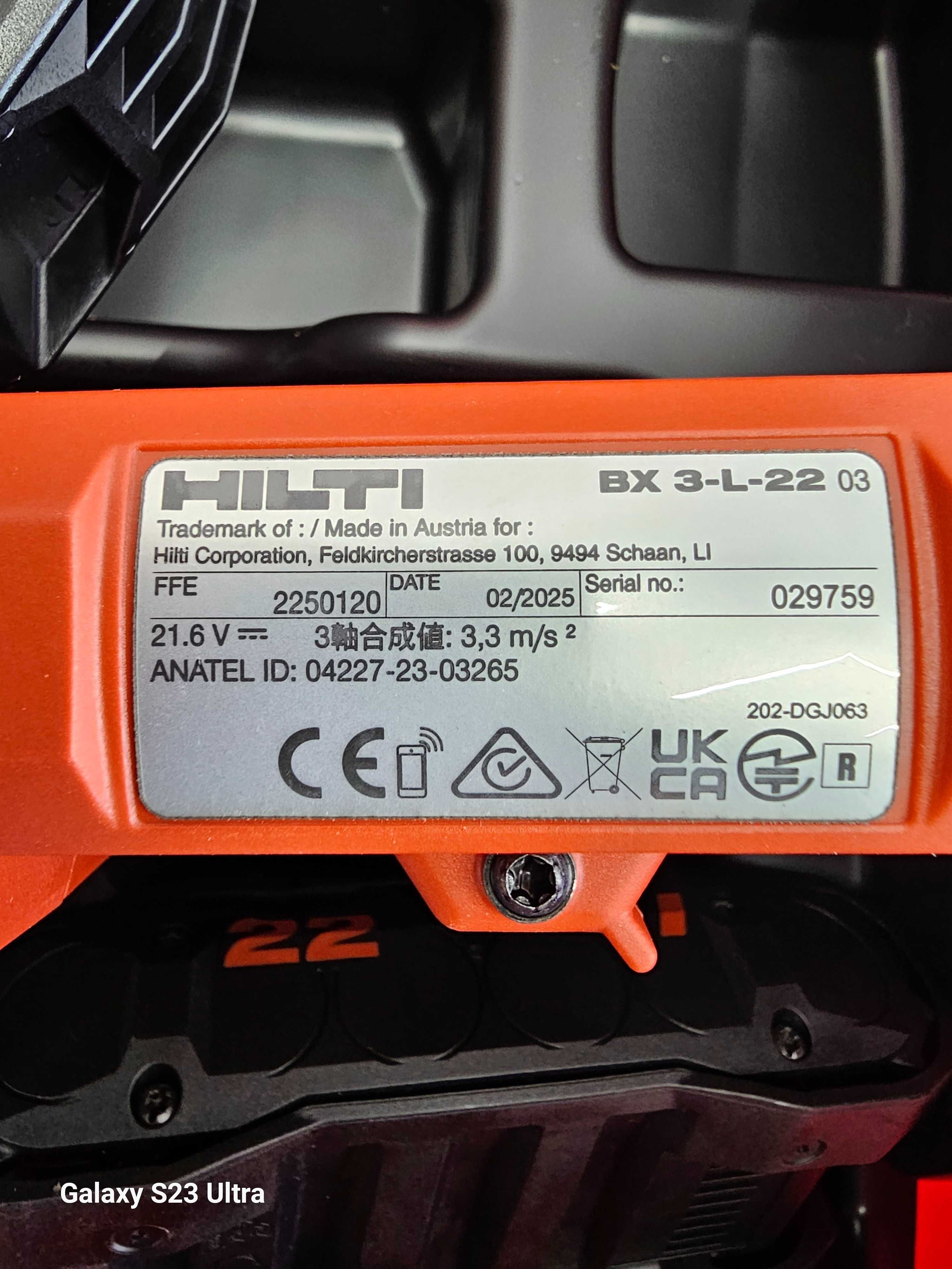 Хилти пушка BX3 -22 Neron