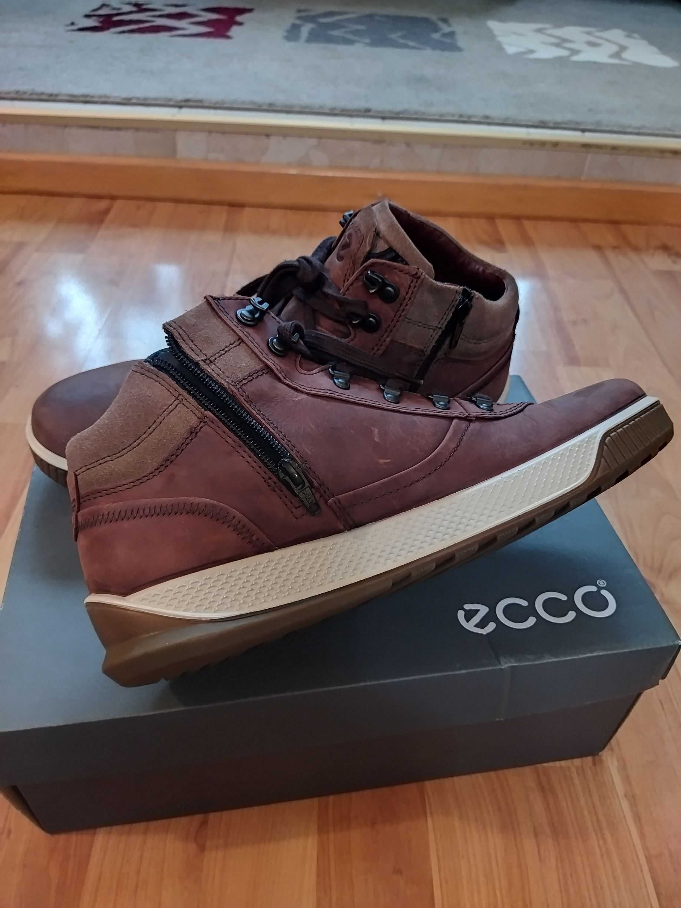 Ботинки Ecco (Дания) Gore-Tex,нубук,оригинал,новые,р-р 44