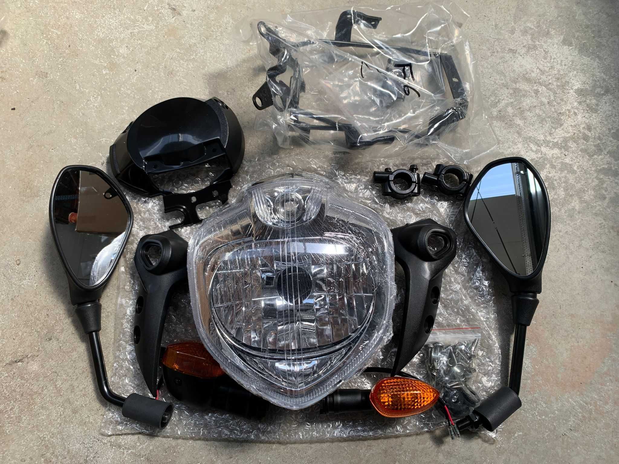 kit far yamaha fz6 S1 S2 2004 2007 cadru de bord ghidon