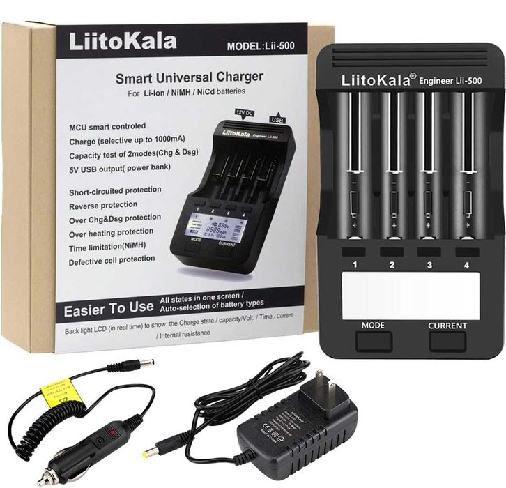 Зарядно LiitoKala Lii-500
