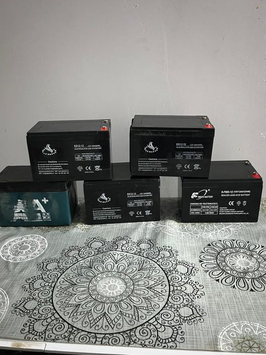 Акумлятор для электро скутер 48/12 ампер 5 штук 23000 тг бу