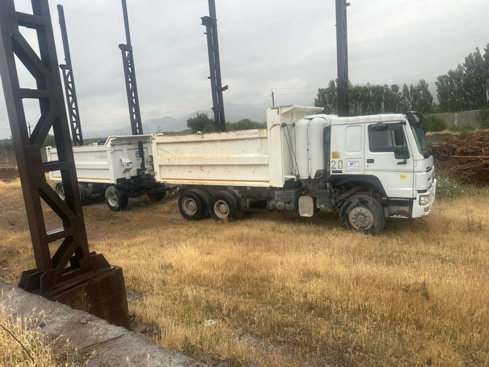 Самосвал хово 25 т завод газ прицепи билан 115000 км, холати зур