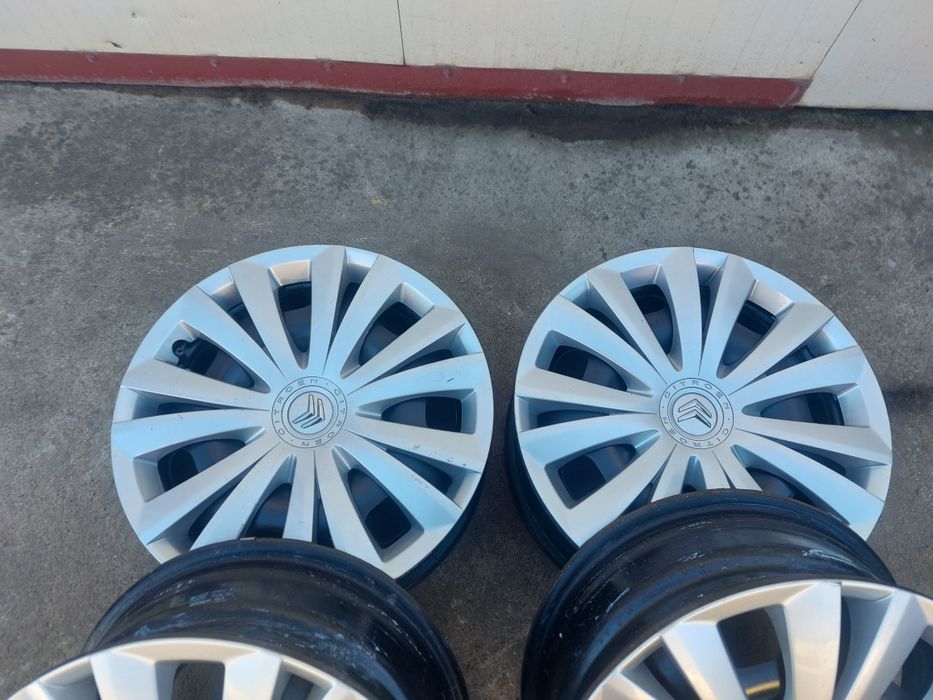 Jante tabla r16 + capace originale / gama CITROEN / PEUGEOT / 4x108