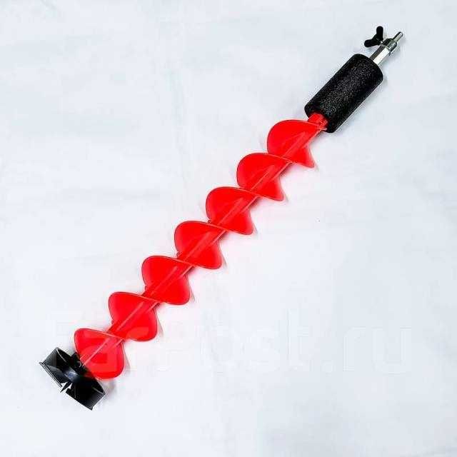 Шнек пластиковый для ледобура с адаптером, длина 1,2 м