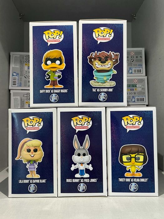 SET 5 Funko Pop Scooby Doo