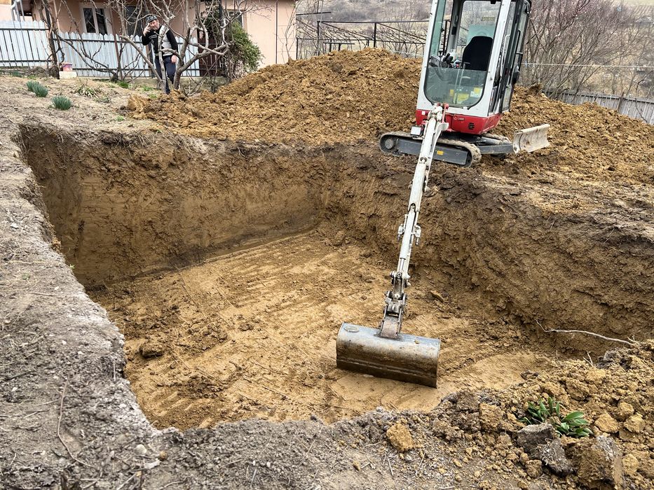Prestez servici cu excavator 2 t