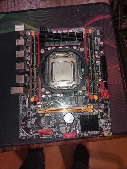 Материнка в сборе lga2011 x79 e5-2650v2 16g озу
