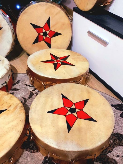 Dobă (Toba) piele VIȚEL anul nou