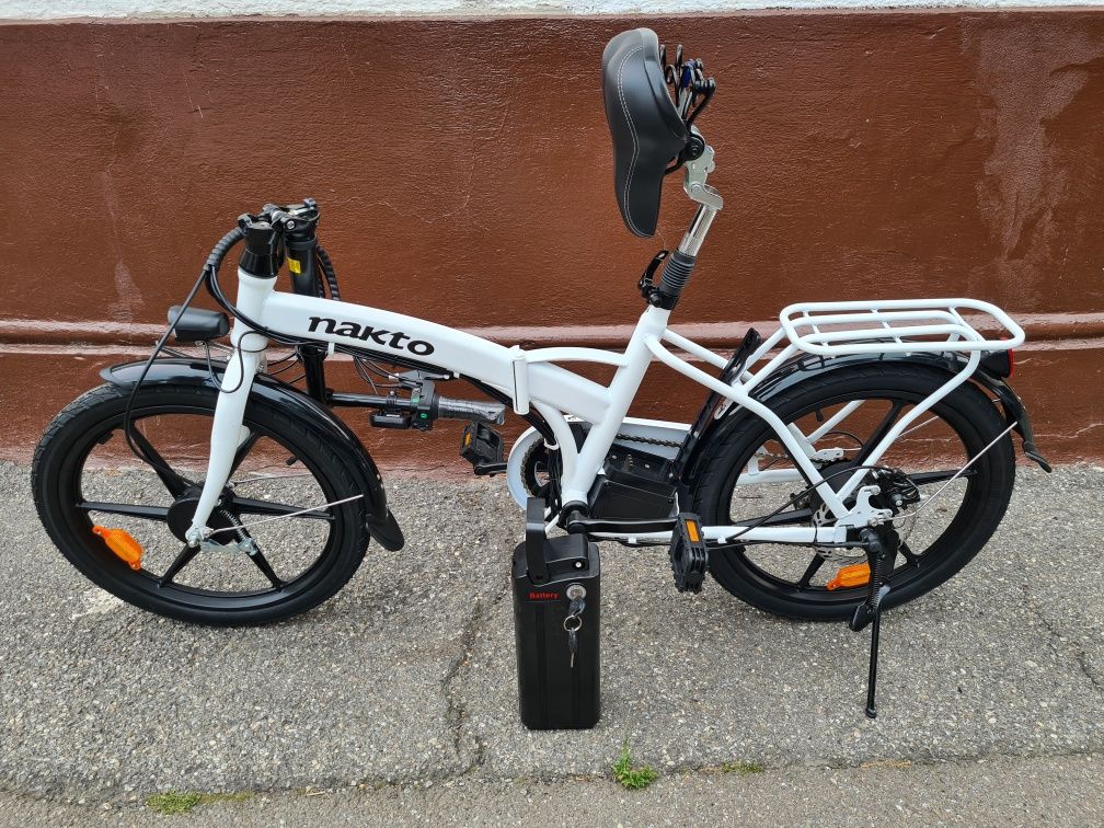 Bicicleta Pliabila Electrica 20 Nakto 35Km/h Shimano 2023