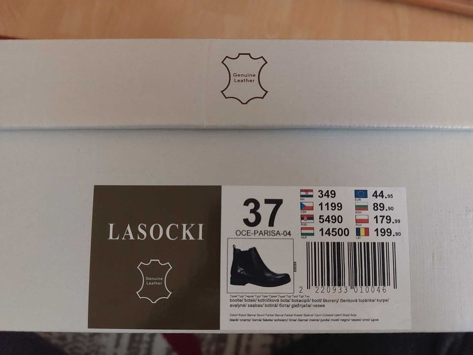 Botine negre Lasocki