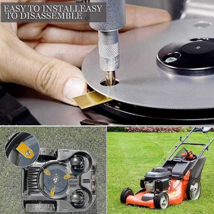 Lame din oțel inoxidabil pentru tuns iarba Husqvarna