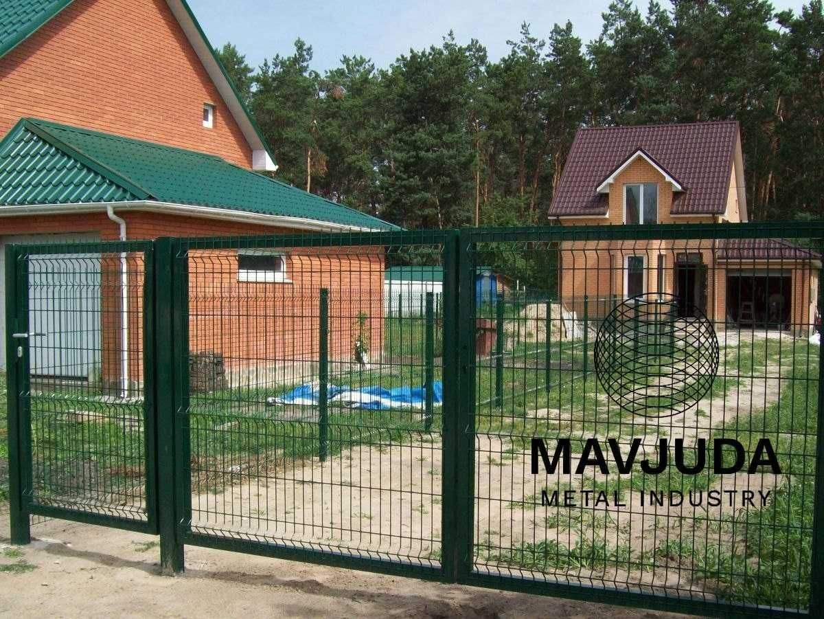 Еврозабор металлические сетка 3д evro zabor от 3мм 7х20см
