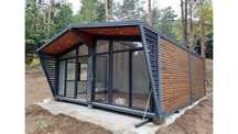 Casa modulara, garaje auto si containere panou sandwich de vanzare
