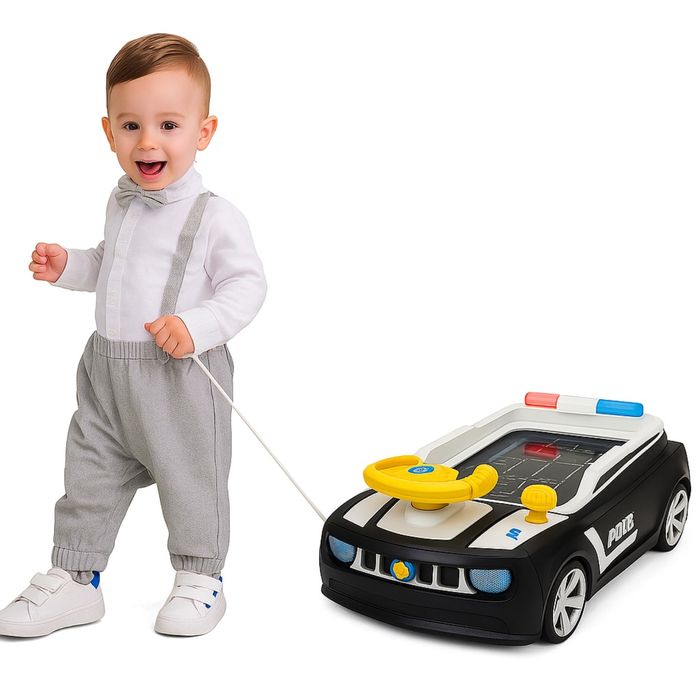 ДЕТСКА ИГРОВА КОНЗОЛА полицейска кола 40 см