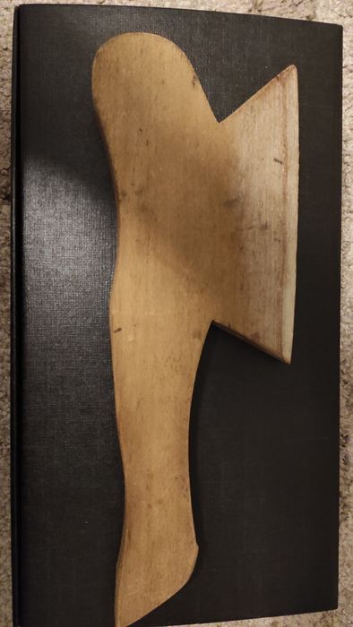 Cutit lemn /satar lemn artizanal pentru vinete /zacusca