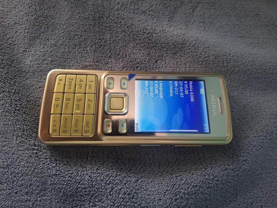 Nokia 6300 gold sapphire ca nou