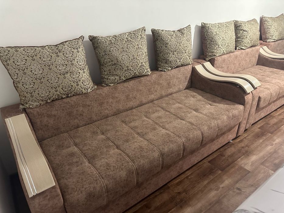 Продается диван 3 в 1 за 100.000тыс. тг. в отличном состоянии