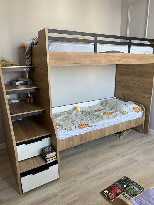 Двухярусная кровать детская подростковая