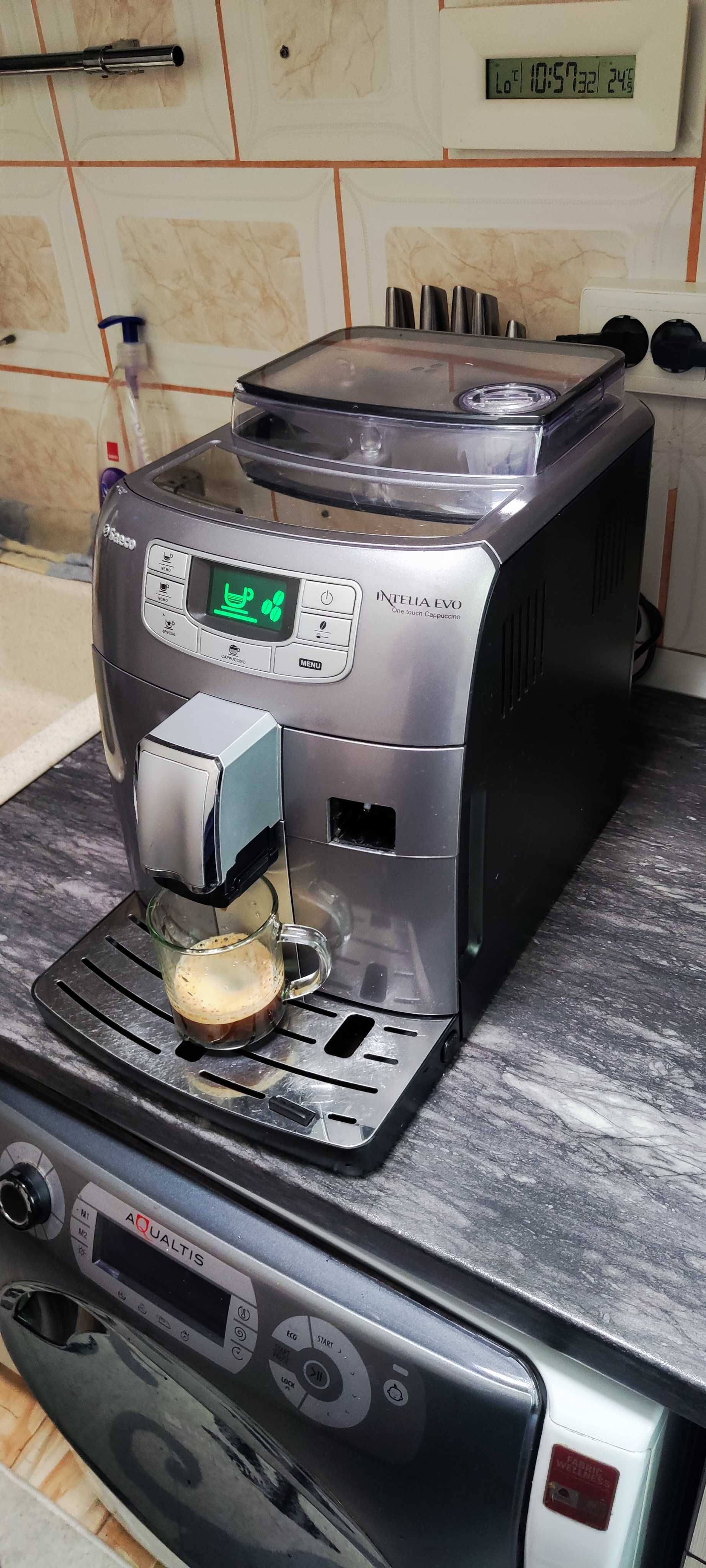 Espressor Cafea Boabe Automat Saeco Intelia HD8753