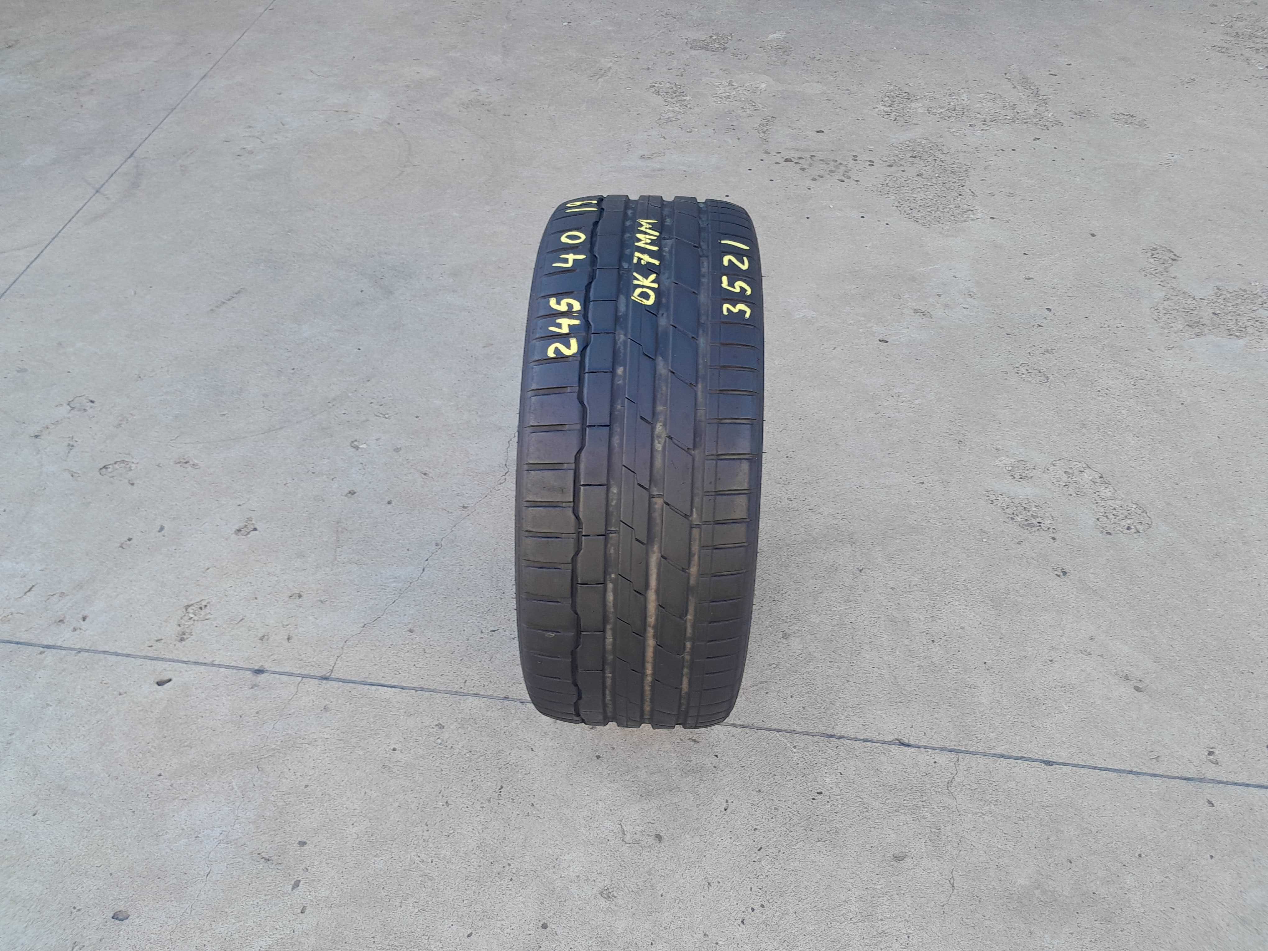 O anvelopa vara 245 40 19 hankook ventus s1 evo3 cu 7 mm 2021