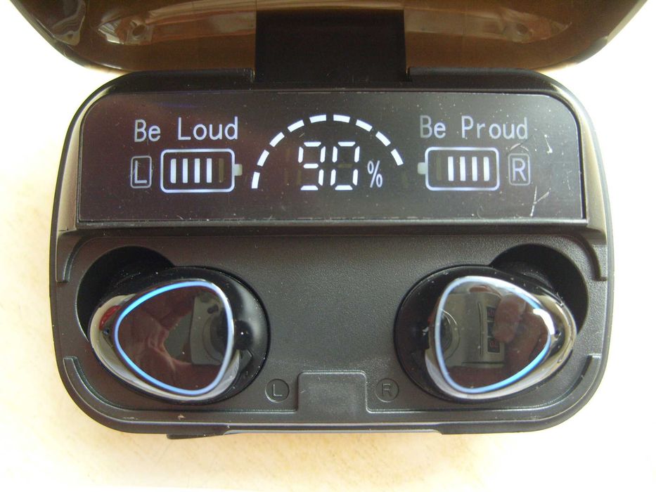 Безжични слушалки M10, TWS, Bluetooth 5.1, кейс 2000mAh батерия