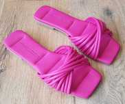 Superbe sandale-papuci dama KENNEL SCHMENGER piele naturala fucsia 38