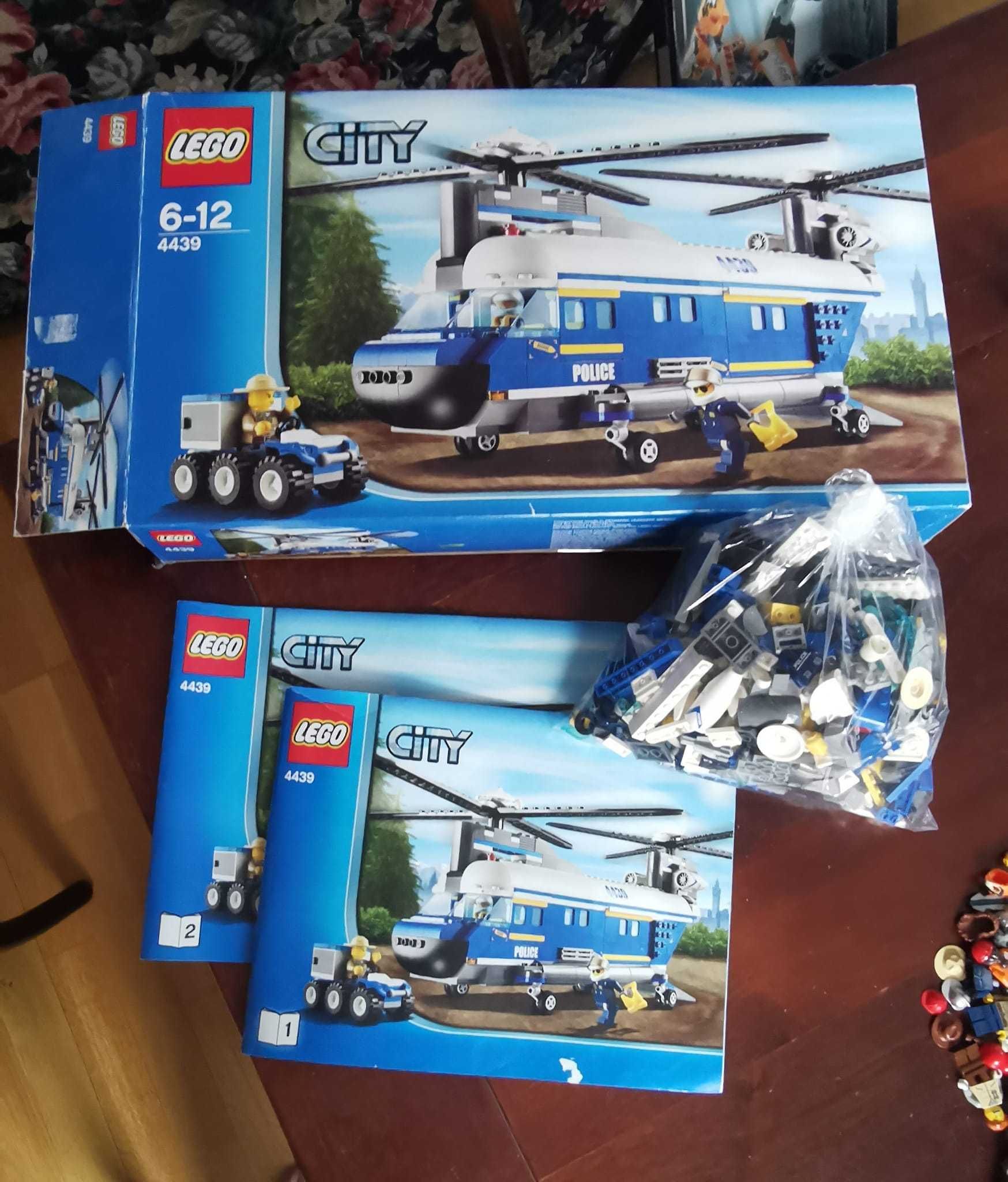 LEGO CITY Elicopter pentru greutati 4439 - 393 piese si 3 figurine