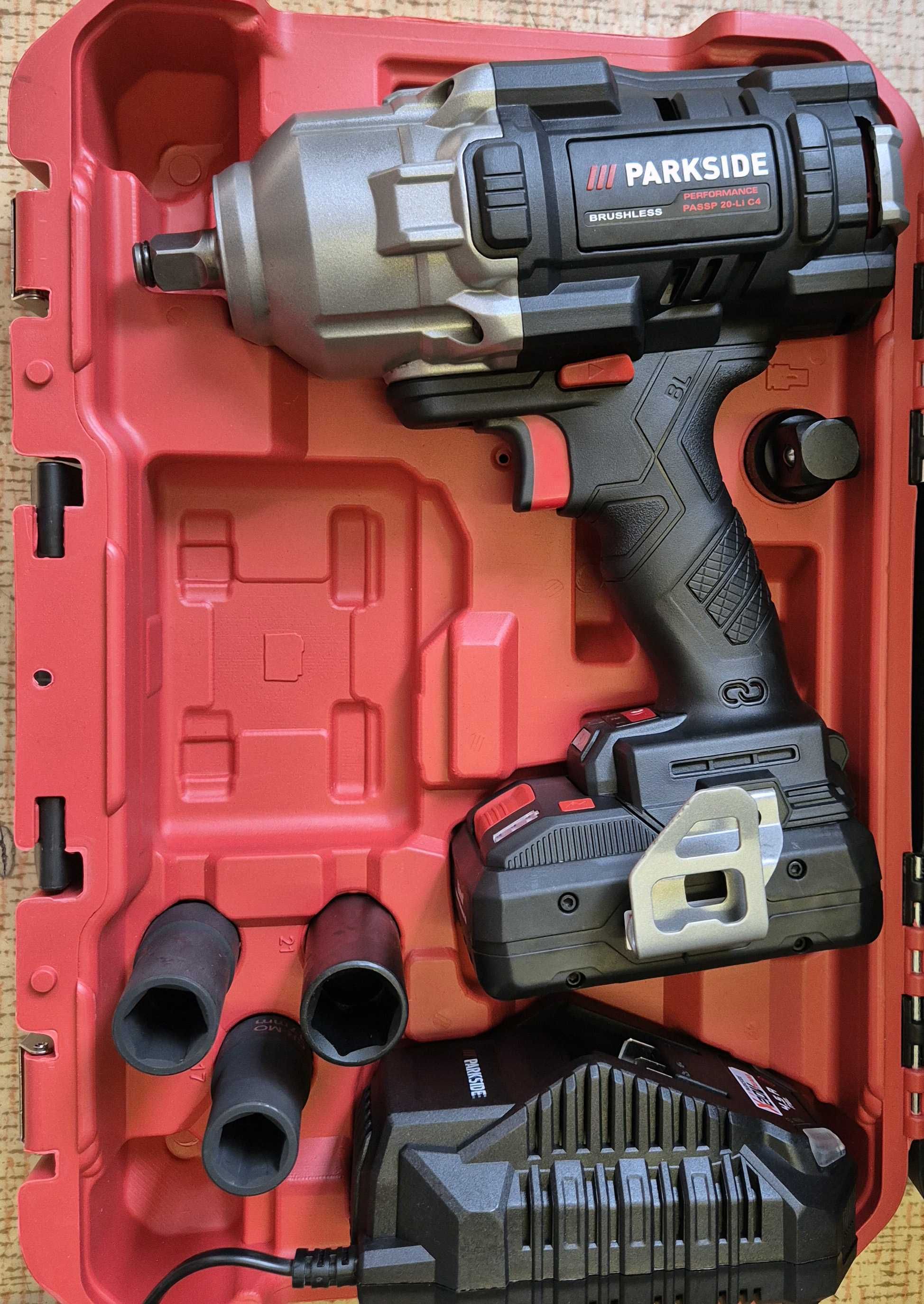 Ударен гайковерт Parkside PASSP 20-Li C4 20V  1898 Nm