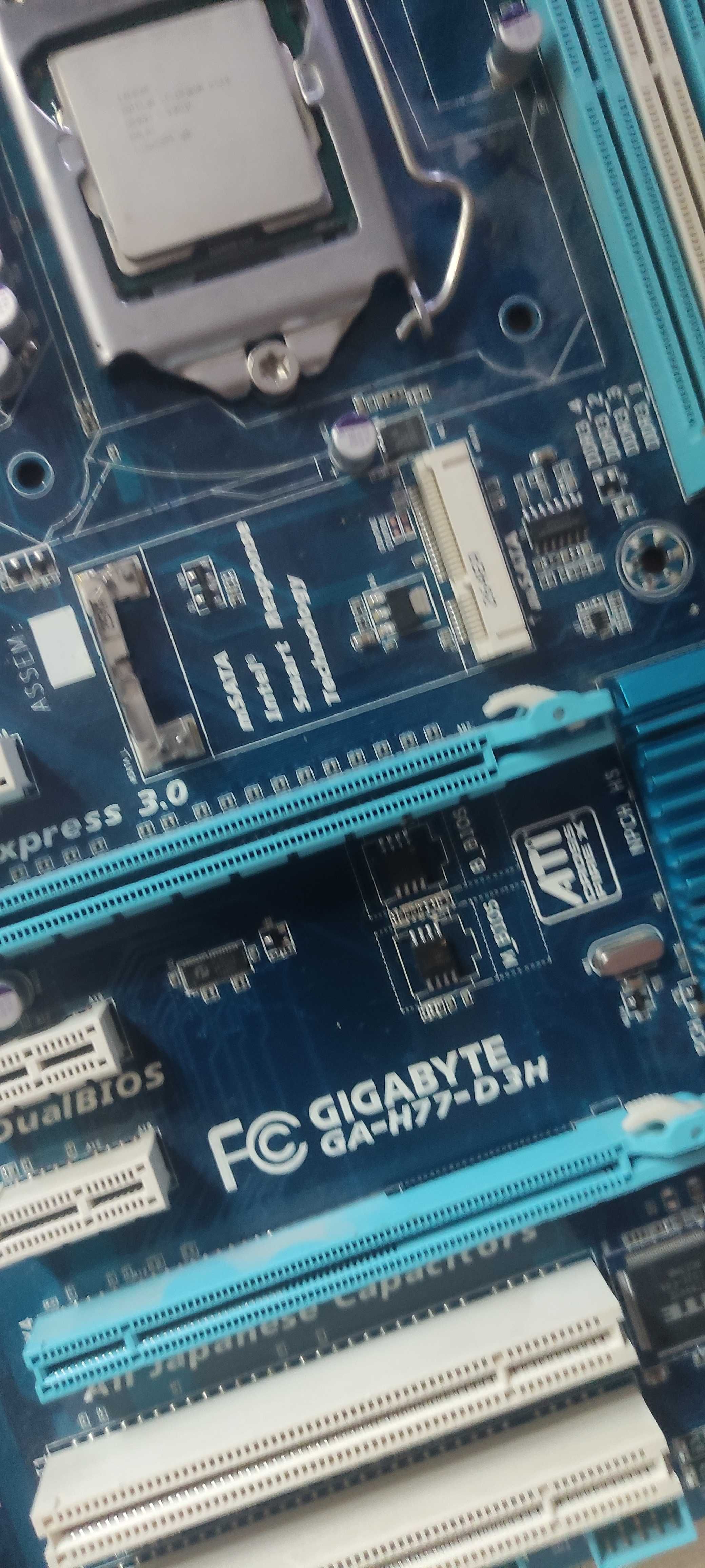 продам материнскую плату gigabyte ga h77 d3h