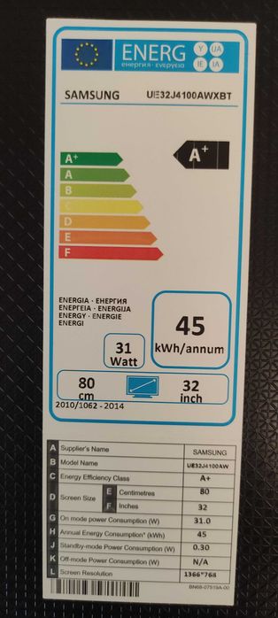 Tv Samsung UE32J4100AW